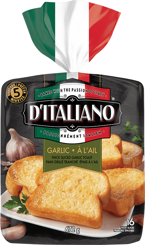 Bag of D’Italiano® Thick Sliced Garlic Toast
