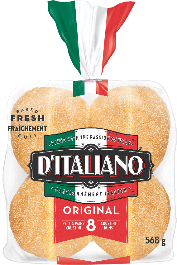 Bag of D’Italiano® Original Crustini Buns