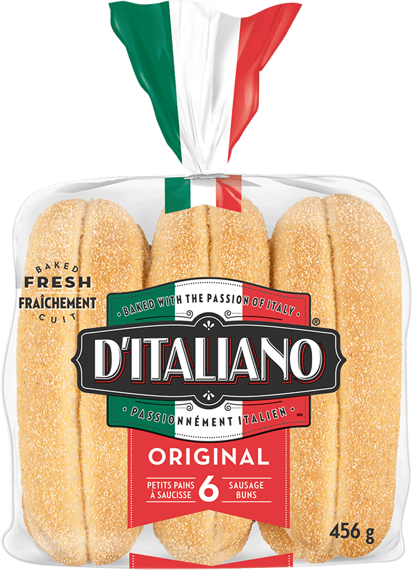 Bag of D’Italiano® Original Sausage Buns