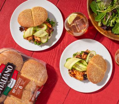 D’Italiano® Sweet Chili and Lime Chicken Burgers