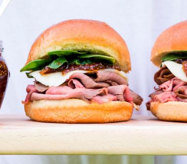 D’Italiano® Roast Beef, Provolone & Fig Jam Sandwich